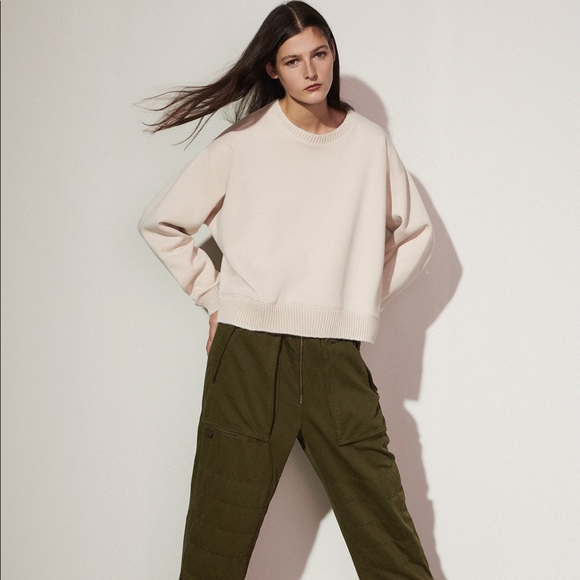 Zara Tops - Zara Tricot Rib Sweatshirt